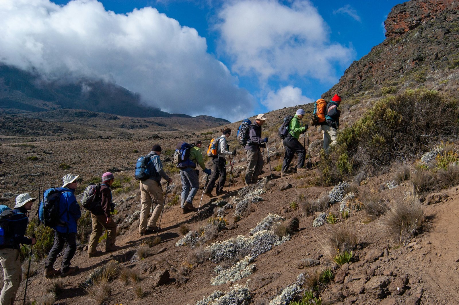 Lemosho route on Kilimanjaro