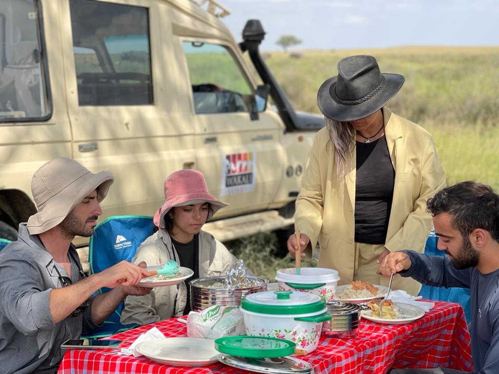 Wakali Safaris guests enjoying the African bush experience